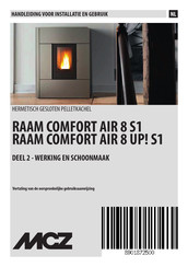MCZ RAAM COMFORT AIR 8 S1 Handleiding