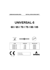 barbas UNIVERSAL-5 85 Gebruiksaanwijzing