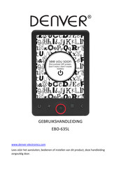Denver EBO-635L Gebruikshandleiding