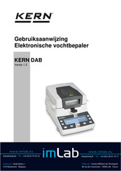 KERN DAB Series Gebruiksaanwijzing