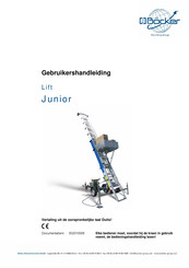 Böcker Junior HD 18/0-5 Gebruikershandleiding