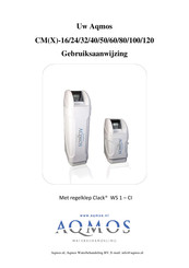 Aqmos CMX-120 Gebruiksaanwijzing