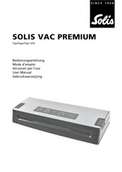 SOLIS VAC PREMIUM 574 Gebruiksaanwijzing