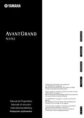 Yamaha AvantGrand N2 Gebruikershandleiding