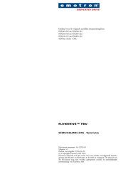 Emotron FDU69-120 Gebruiksaanwijzing