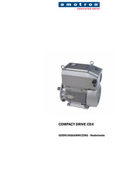 Emotron COMPACT DRIVE CDX Series Gebruiksaanwijzing