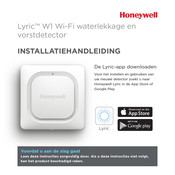 Honeywell Lyric W1 Installatiehandleiding