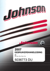 Johnson 25 TE4 2007 Gebruikershandleiding