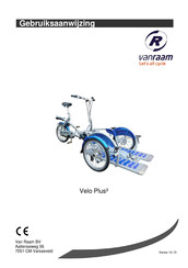 Van Raam Velo-Plus2 Gebruiksaanwijzing