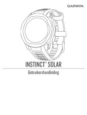 Garmin INSTINCT SOLAR Gebruikershandleiding