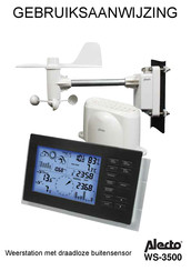Alecto WS-3500 Gebruiksaanwijzing