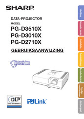 Sharp PG-D3010X Gebruiksaanwijzing