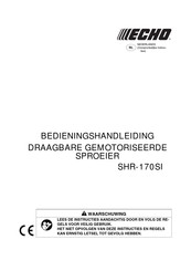 Echo SHR-170SI Bedieningshandleiding