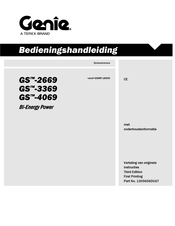 Terex Genie GS-3369 Bedieningshandleiding