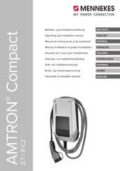 Mennekes AMTRON Compact 3,7 / 11 C2 Installatiehandleiding