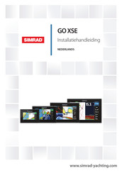 Simrad GO XSE Installatiehandleiding