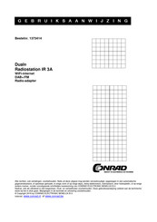 Conrad 1373414 Gebruiksaanwijzing