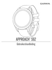 Garmin APPROACH S62 Gebruikershandleiding