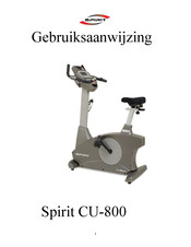 Spirit CU-800 Gebruiksaanwijzing