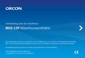 Orcon MVS-15P Handleiding