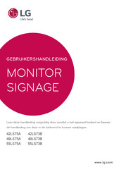 LG 42LS73B Gebruikershandleiding
