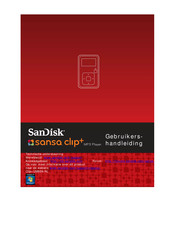 SanDisk Sansa Clip+ Gebruikershandleiding