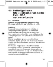brennenstuhl RM L 3100 Gebruiksaanwijzing