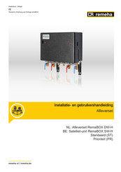 REMEHA RemaBOX SW-H Installatie- En Gebruikershandleiding