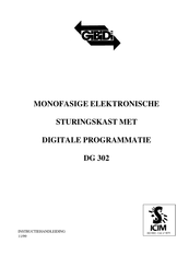 GiBiDi DG 302 Instructiehandleiding