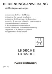 Kuppersbusch LB 8650.0 E Gebruiksaanwijzing En Montagehandleiding