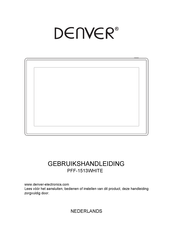 Denver PFF-1513WHITE Gebruikshandleiding