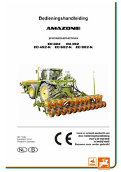 Amazone ED 902-K Bedieningshandleiding