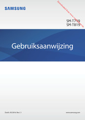 Samsung SM-T719 Gebruiksaanwijzing