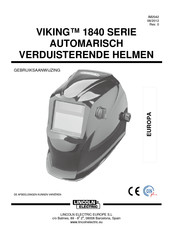 Lincoln Electric VIKING 1840 Series Gebruiksaanwijzing