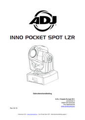ADJ INNO POCKET SPOT LZR Gebruikershandleiding