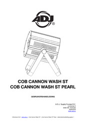 ADJ COB CANNON WASH ST PEARL Gebruikershandleiding