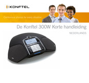 Konftel 300W Korte Handleiding