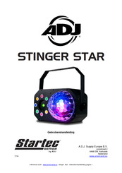 ADJ Startec STINGER Gebruikershandleiding