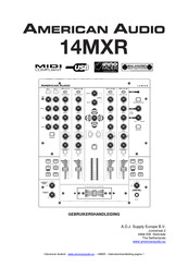 American Audio 14MXR Gebruikershandleiding
