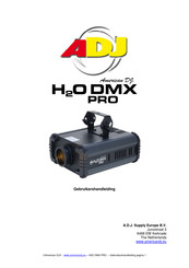 ADJ H2O DMX PRO Gebruikershandleiding