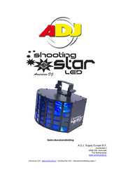 ADJ Shooting Star Led Gebruikershandleiding