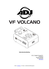 ADJ VF VOLCANO Gebruikershandleiding