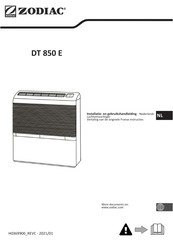 Zodiac DT 850 E Installatie En Gebruikshandleiding