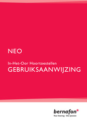 Bernafon Neo 401 Gebruiksaanwijzing