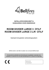 Bellfires VIEW BELL YORK 3 CF Installatievoorschrift En Handleiding Voor Onderhoud