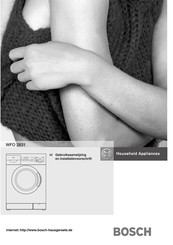 Bosch WFO 2831 Gebruiksaanwijzing En Installatievoorschrift