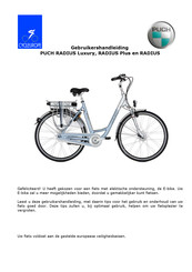 Puch RADIUS Gebruikershandleiding