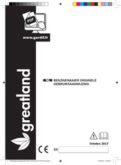 GREATLAND TOT911344 Originele Gebruiksaanwijzing
