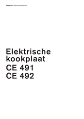 Gaggenau CE 492 Gebruiksaanwijzing