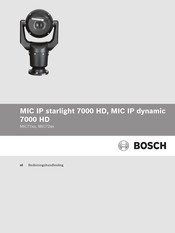 Bosch MIC IP starlight 7000 HD Bedieningshandleiding